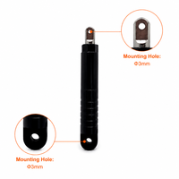 Aktuator Linear Teleskopik Mikro 9mm Motor DC 5V Langkah 10mm Daya Dorong Tinggi 2kg 20N Paduan Aluminium 7075 IP56 Peralatan Rumah Tangga