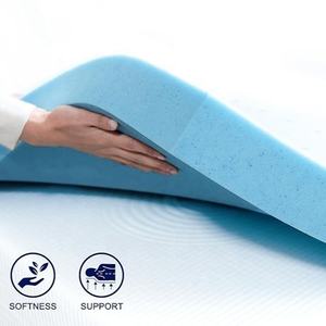 Sur-matelas taille personnalisée sur-matelas en mousse à mémoire de forme souple et respirante pour le soulagement des maux de dos - Product Image 4