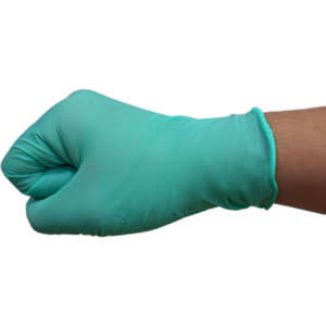 Sarung tangan tangan medis bedah tidak steril sekali pakai bubuk sarung tangan sekali pakai sarung tangan pemeriksaan lateks hijau - Product Image 5