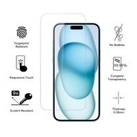 Protecteurs d'écran AAA 9D de dernière qualité pour iPhone 14 15 Pro Max XS XR X 11 12 13 XS MAX-Protecteurs d'écran pour téléphone portable