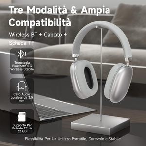 Hot-selling <b>Wireless</b> Earphones Dynamic Driver AAC Support JL Chipset-On-Ear Design Heavy Bass Stereo Audiophile Mobile Phone - Product Image 3