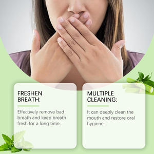 Bain de bouche portable 100 ml au bambou, sans alcool, pour une haleine fraîche, blanchissant les dents, saveur menthe fraîche, soin buccal pour la maison, l'hôtel, les voyages et le spa - Product Image 4