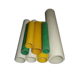 High Strength FRP Round Tube Grp Hollow Tubes Fiberglass Composite Pipe