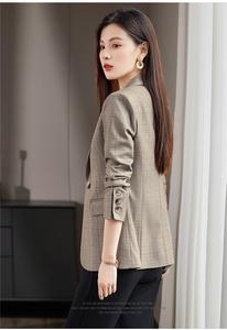 Dames Jassen <span class=keywords><strong>Blazer</strong></span> 2023 Lente Nieuwe Geruite Oversized <span class=keywords><strong>Blazer</strong></span> Dames Zakelijk Casual Topkwaliteit Blazers Dames Dames Dames Dames - Product Image 6