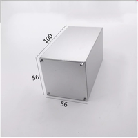 Caja de Control de Aluminio 6063-T5 Anodizado de 56*56*100mm, IP54, para Alarma de Incendio, Chasis para Control de Elevadores y Sistemas HVAC