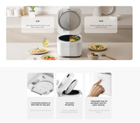 Cuisinière à riz électrique multifonctionnelle XM 4L, 10 fonctions en 1, cuisson rapide en 30 min, cuve intérieure à 6 couches, version UE en plastique pour la maison