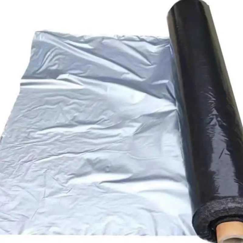 Film de paillis papier de malchage paillis plastique 1.2x400m 50cm trou uv noir paillage plastique