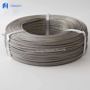 Câble de compensation PT100 en fil thermocouple, en acier inoxydable, blindé, isolé en PTFE, en cuivre étamé avec ligne de blindage - Product Image 5