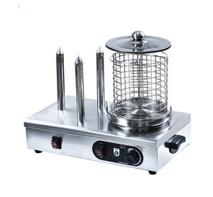 Grille-pain automatique commercial de <span class=keywords><strong>saucisse</strong></span>, réchauffeur de vapeur de pain, rouleau électrique de hot-dog de machine de hot-dog - Product Image 1