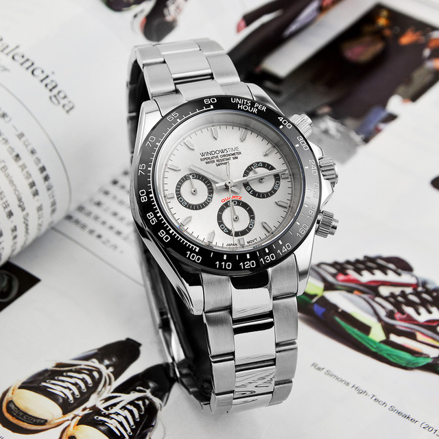 Luxury OEM Private Label Brand Fashion Waterproof Sports Stainless Steel 20mm Pointer Dial Custom Logo Men's Watch