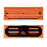 SOCELI Nouveauté Diffuseur de parfum pour voiture à clipser sur grille d'aération, boîte en bois, parfum intense pour l'intérieur de la voiture, sortie d'air, personnalisable OEM