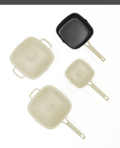 Die Cast Aluminum <strong>Wok</strong> Skillets Pan <strong>Non</strong> <strong>Stick</strong> Saute Fry Pans Set - Product Image 6