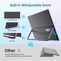 Monitor Portátil para Juegos de 16 Pulgadas, Conexión Plug and Play, Modos de Duplicación, Aumenta la Productividad y Eficiencia en el Trabajo Diario