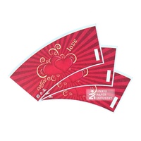 Gobelets en papier biodégradables personnalisables de marque LINXIU, revêtement PE, à paroi simple/double, qualité alimentaire, flexographiques