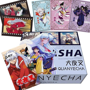 Cartes de collection originales Inuyasha Anime <span class=keywords><strong>Higurashi</strong></span> <span class=keywords><strong>Kagome</strong></span> Kikyo Jeu de cartes Jouets pour enfants Cadeau Jeu de société Boîte mystère - Product Image 4