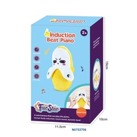 Jouets musicaux électroniques bébé poupée banane en peluche jouets tactile détection de rythme à Induction Piano pour enfants Offre Spéciale