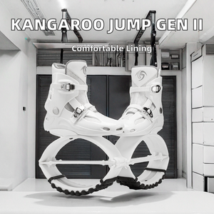 Nouvelles bottes de saut Kangaroo pour filles, collection automne, série Gen II, blanc et gris, 2026 - Product Image 2