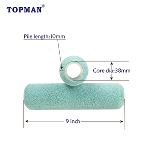 <span class=keywords><strong>Rouleau</strong></span> de <span class=keywords><strong>peinture</strong></span> TOPMAN 9 pouces en microfibre de qualité supérieure, compatible OEM, pour outils de décoration industriels/DIY, à dégagement rapide - Product Image 2