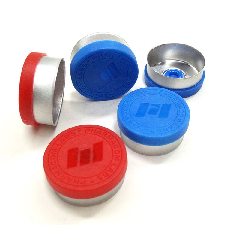 Reliëf En De Inscriptie Medische Scheur Cap Plastic Aluminium 10Ml Flacon Flip Top