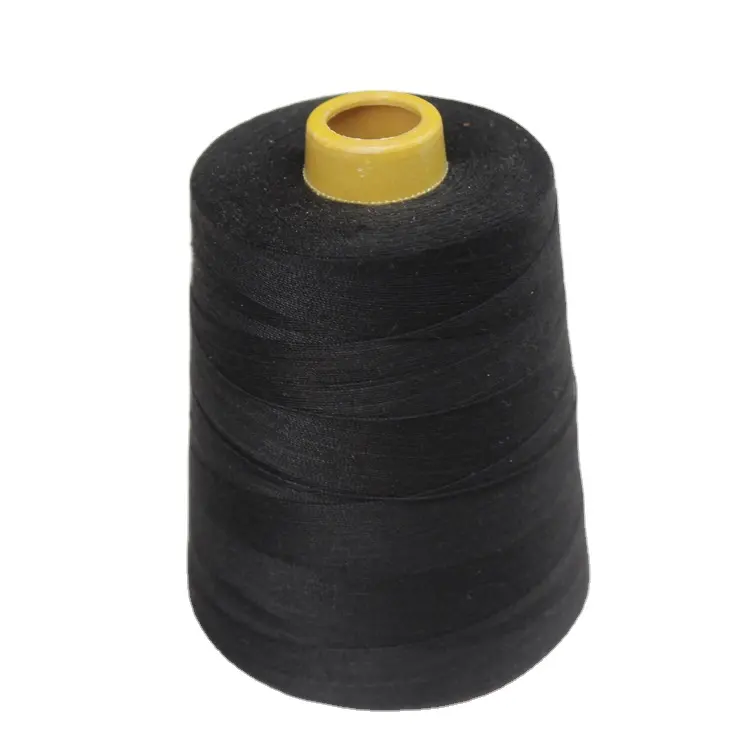 Factory Wholesale Polyester Yarn High Quality 40/2 50/2 60/2 black dyed Color Polyester Yarn Sewing Thread