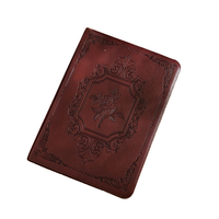 Maßgefertigter Leder/PU UV-Bedruckter Genähter Notizblock-Halter Taschen-Memoblock Brieftasche Organizer Büro- und Rechtsbedarf Farbenfroh Vintage