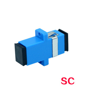 Fiber Optic Coupler SC Simplex Plastic Snap-On Connector For <b>Telecommunications</b> - Product Image 1