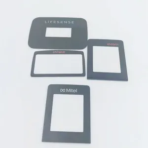 Bảng điều khiển phía trước màn hình nhựa LEXAN Polycarbonate CNC khắc phím pad đồ họa lớp phủ màng điều khiển máy móc