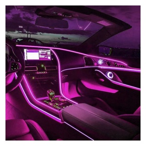 18 in 1 Universal Engine Hood Guide Decorative <b>Car</b> Atmosphere <b>Light</b> App/Keyboard Control Led Fiber Strip <b>Car</b> Led <b>Lights</b> - Product Image 2