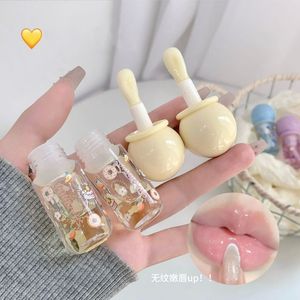 SHAQINUO transparente lindo fruta brillo de labios gelatina líquida lápices labiales dulce tierno hidratante bálsamo labial <span class=keywords><strong>aceite</strong></span> maquillaje - Product Image 4