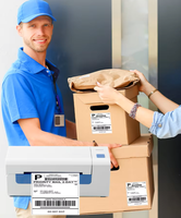 Imprimante d'étiquettes Y486AP 203dpi sans encre portable pour emballage, étiquettes de mode, autocollants de luxe, expédition