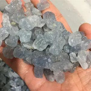 แร่ Kyanite ธรรมชาติหินดิบสีฟ้า Celestite คริสตัลควอตซ์กรวดสำหรับตกแต่ง