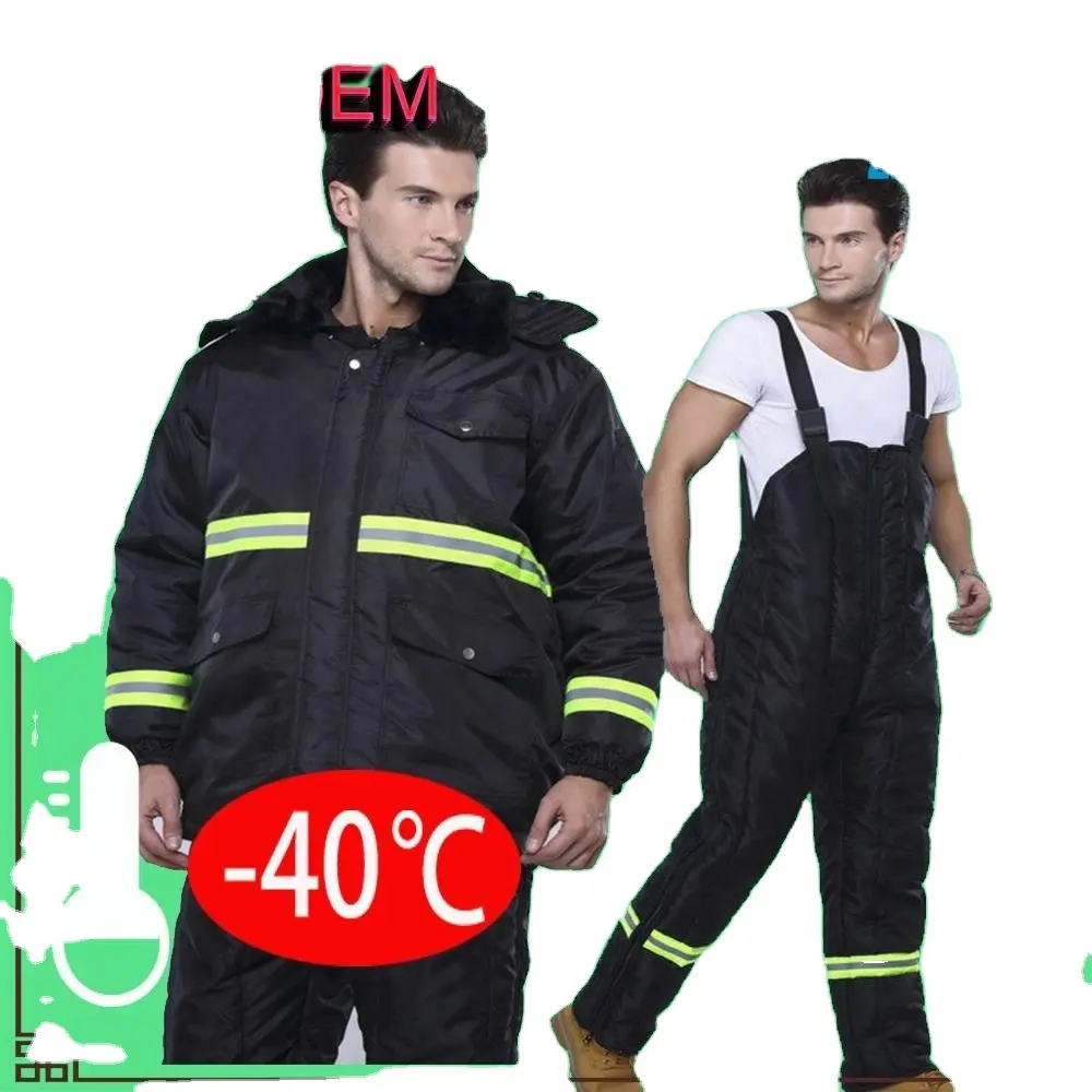Plus Size Jacket Winter Freeze Suit Workwear Cold Storage