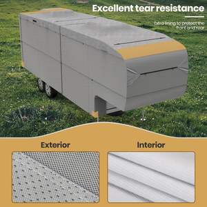 Easezone Windproof Upgraded Class C RV <strong>Cover</strong> Nonwoven Class C <strong>Caravan</strong> Motorhome <strong>Cover</strong> - Product Image 3