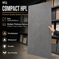 Panneau HPL compact 12 mm, feuille de stratifié phénolique pour bureaux scolaires, tables de laboratoire, casiers de classe, panneaux sanitaires durables