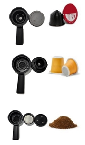 Nouvelle conception de cafetière, système de brassage multi-capsules, machine à café à capsules expresso avec porte-capsules de type poignée - Product Image 6