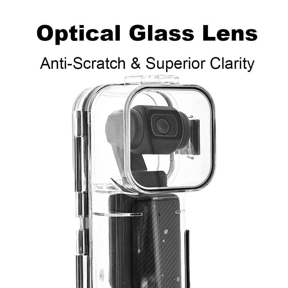 For DJI OSMO Pocket 3 Sport Camera Accessories 45M Underwater Waterproof Case for Diving for Action & Sports Shooting