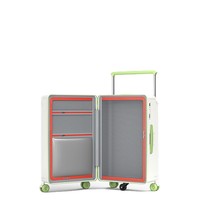 Maleta de Viaje con Ruedas Giratorias Silenciosas, Carcasa Rígida de PC, Ligera, con Portavasos, Venta al por Mayor