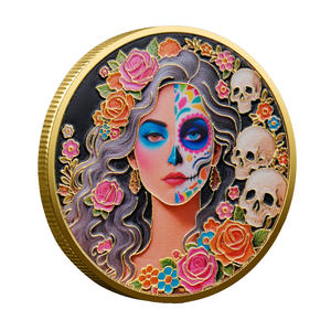 库存永恒美容铁工艺电镀3D纪念纪念币冲压紫外印刷励志信息定制免费 - Product Image 4