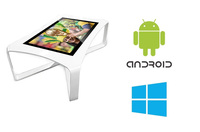 Table tactile capacitive intelligente Lcd Smart Android Interactive Multitouch Lcd Ordinateur Écran publicitaire