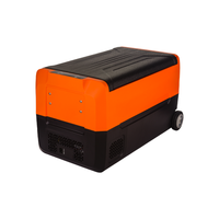 Mini-réfrigérateur portable en plastique pour voiture, glacière 12V 24V à compresseur, congélateur de voyage