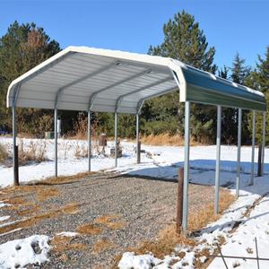 박공 구조 가벼운 금속 차고 조립식으로 만들어진 농장 창고 조립식 차고 건물 장비 - Product Image 6