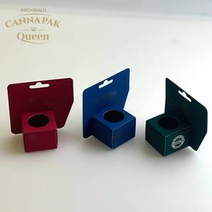 Mẫu miễn phí thương hiệu tùy chỉnh cứng nhắc các tông thủy tinh tập trung Jar bao bì hộp <span class=keywords><strong>CBD</strong></span> bao bì sản phẩm bán lẻ hiển thị trường hợp - Product Image 1