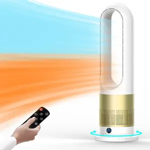 Space Heater Cooler Combo Ventilador de Torre sin aspas con control remoto