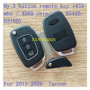 HY-Hyundai 3-nút từ xa chính với 433 MHz tần số 4d60 chip/95430-<span class=keywords><strong>d3100</strong></span> cho 2015-2020 Tucson mô hình - Product Image 3