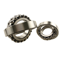 Roulement à billes à double rangée auto-alignant 2204 ETN9 en acier chromé 2RS, 20x47x18 mm, pour machines
