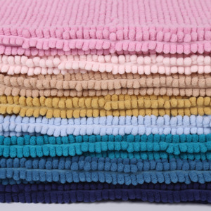 Alfombras de baño súper absorbentes antideslizantes de felpa suave de microfibra de chenilla de lujo alfombra de baño - Product Image 2