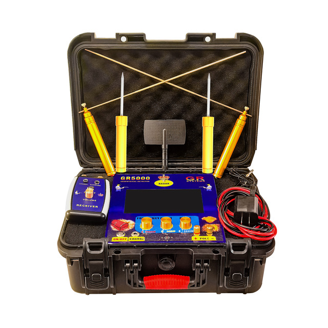 GR-5000 Long Range Metal Detector Range 2000m Depth 150m Gold Silver, Copper, Iron, Diamond, Crystal Finding