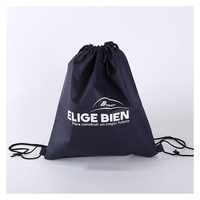 Sac à dos à cordon de serrage en Polyester 210D, sac à dos de Sport personnalisé en Polyester avec impression numérique