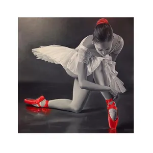 Adulto Diamante Arte Pintura Soft Canvas Bonita Dança Menina 5d DIY Diamante Pintura Ballet Retrato