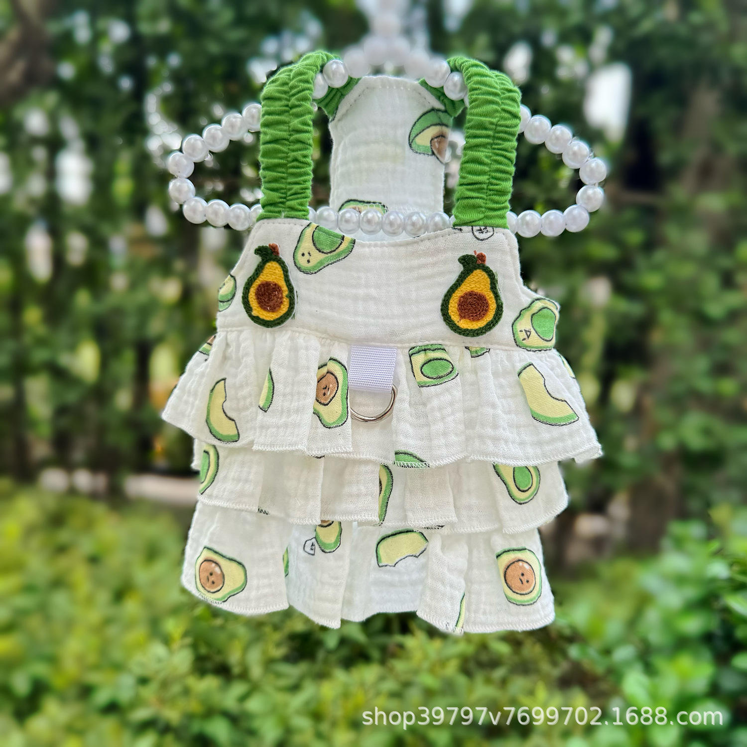 กระโปรงเค้กอะโวคาโดสีเขียว (Towable)